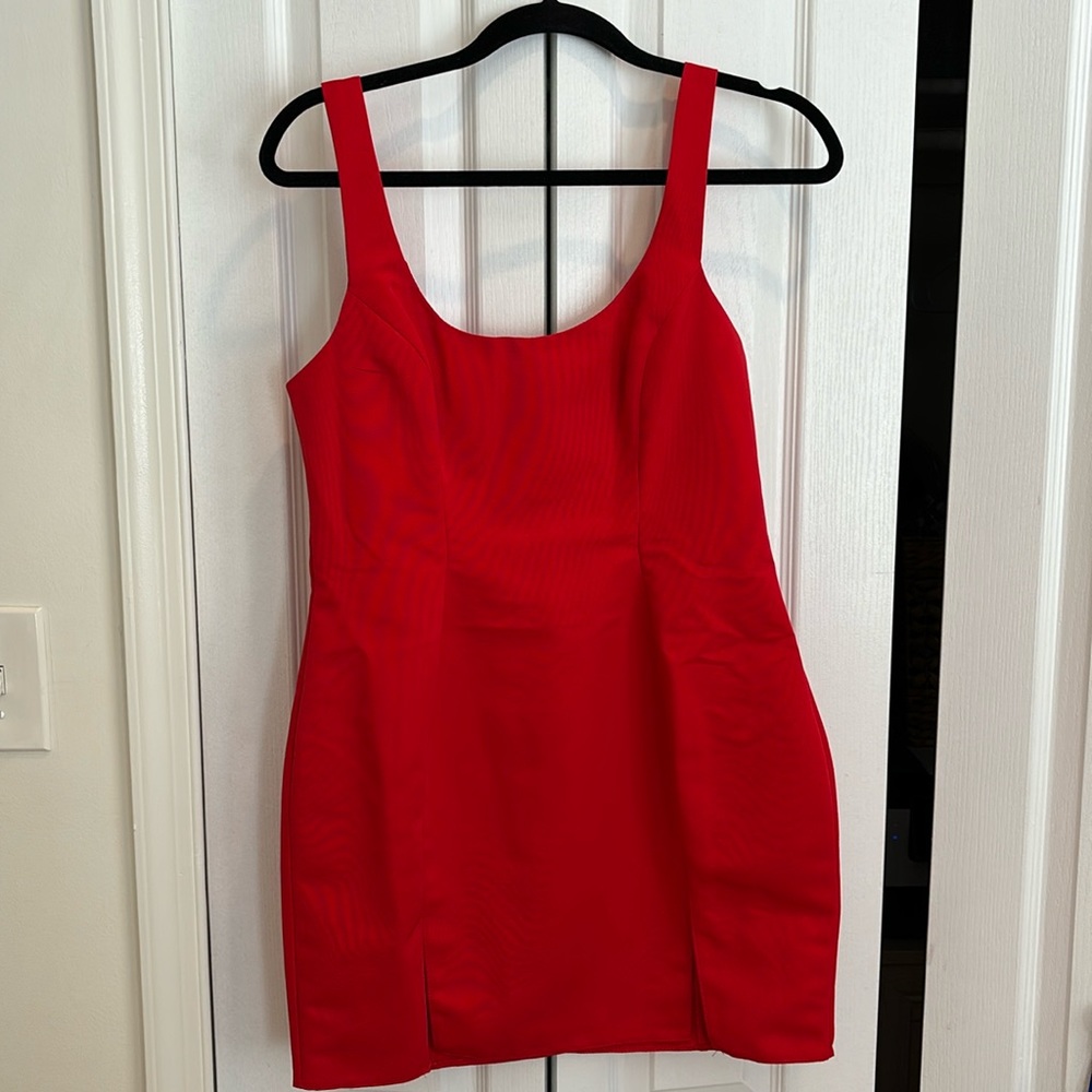 ASOS red mini dress
